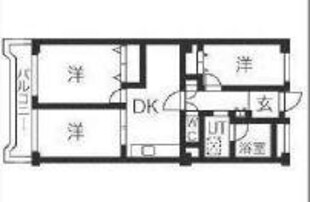 宝殿グリーンハウスの物件間取画像